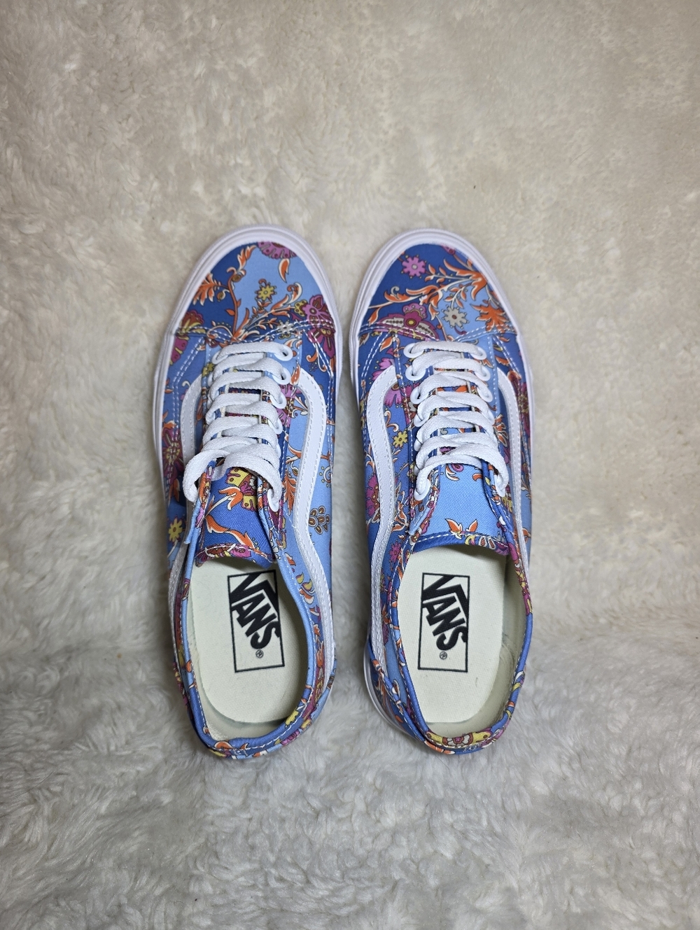 Vans x Liberty Fabrics Old Skool Tapered Floral Patchwork - Women's 8.5 NWOT - Picture 7 of 9
